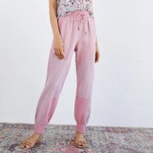 Anthropologie Avec Les Filles Gauzy Colorblocked Joggers Size Large